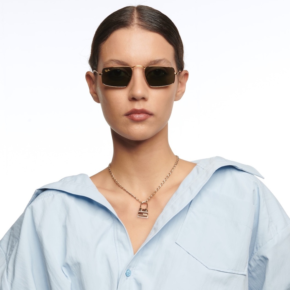 Ray Bans RB3957 Julie Rectangular Sunglasses